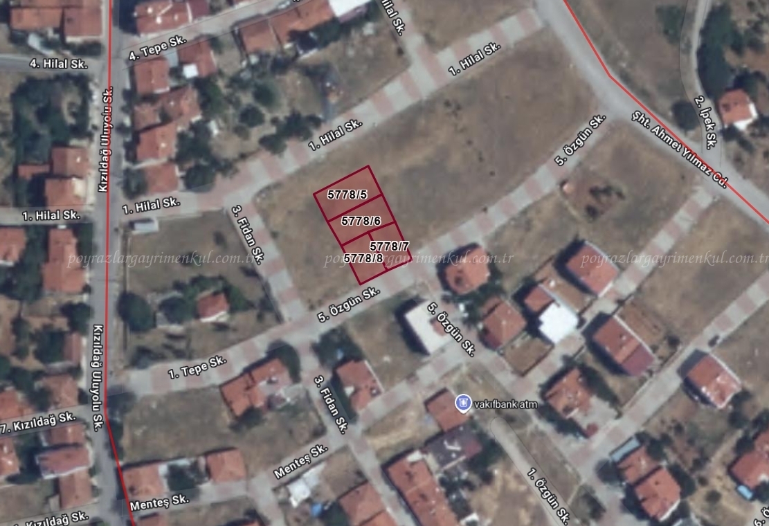 SATILIK ARSALAR - UŞAK MERKEZ IŞIK MAH.